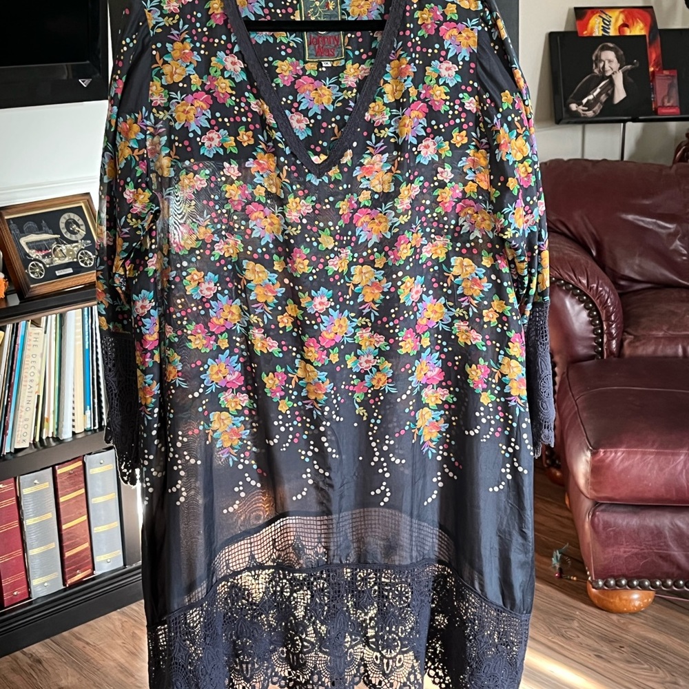 Johnny Was silk tunic or mini dress